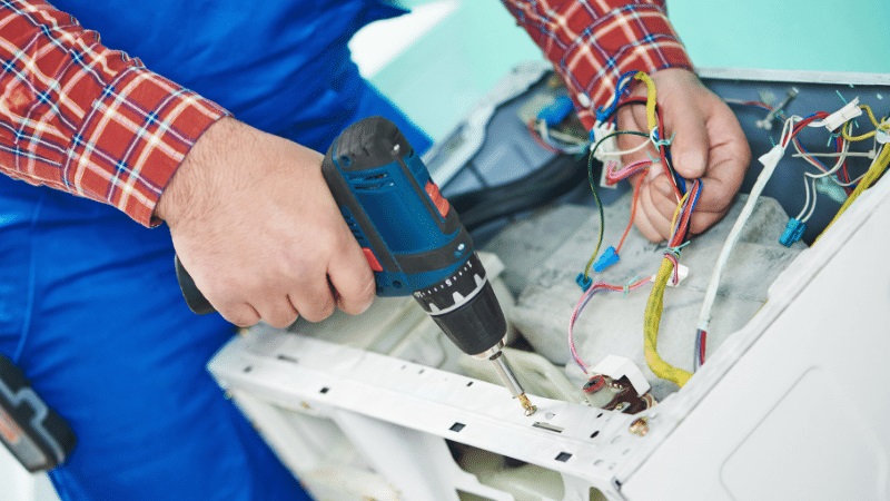 Altındağ Samsung Samsung çamaşır makinesi kart tamiri – Su almama arızası orijinal parça ile giderildi. - Teknik servis örneği